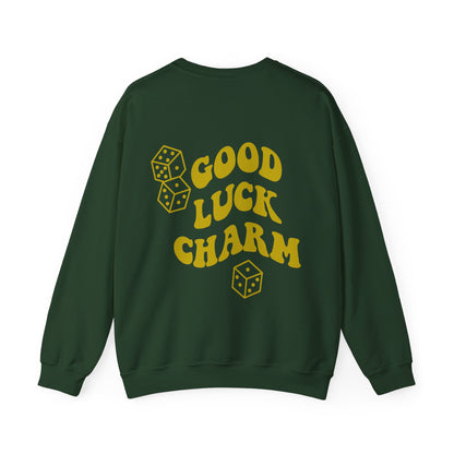 Good Luck Charm - With Dice - Unisex Heavy Blend™ Crewneck Sweatshirt