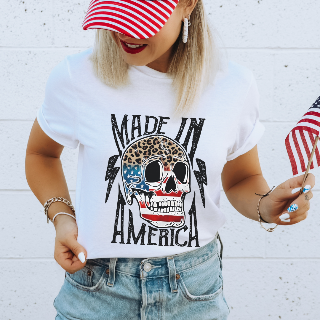 Made in America - Skull Graphic Tee