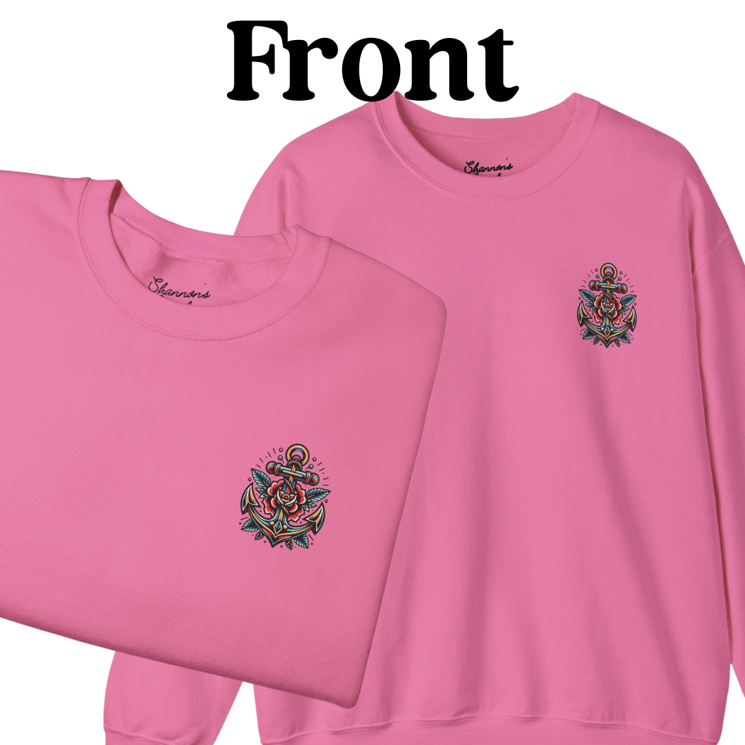 Below Deck Neo Traditional Tattoo Crewneck Sweatshirt