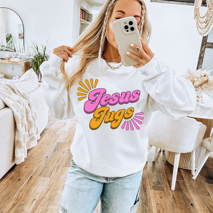 Jesus Jugs Crewneck Sweatshirt