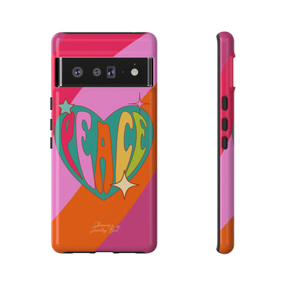 Groovy Peace - Tough Phone Cases - iPhone, Google Pixel, Samsung