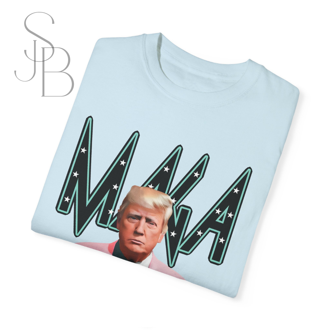 MAGA Trendy Trump Tee - Unisex Garment-Dyed T-shirt