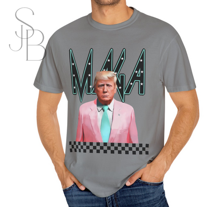 MAGA Trendy Trump Tee - Unisex Garment-Dyed T-shirt