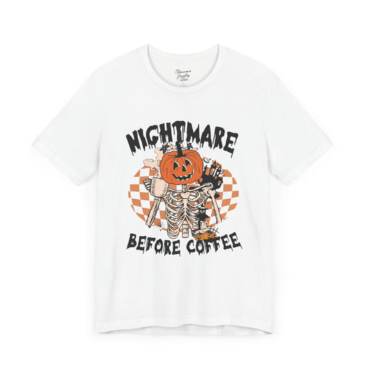 Nightmare Before Coffee - Jersey Short Sleeve Tee