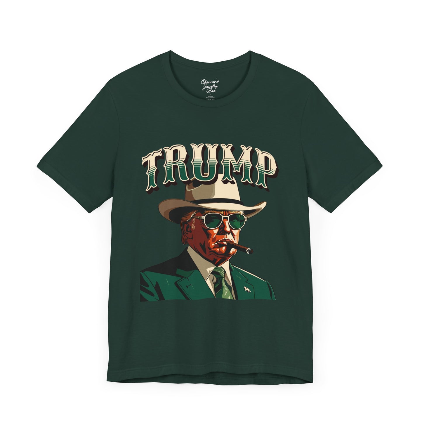 Trump with Cigar - Unisex Jersey Short Sleeve Tee