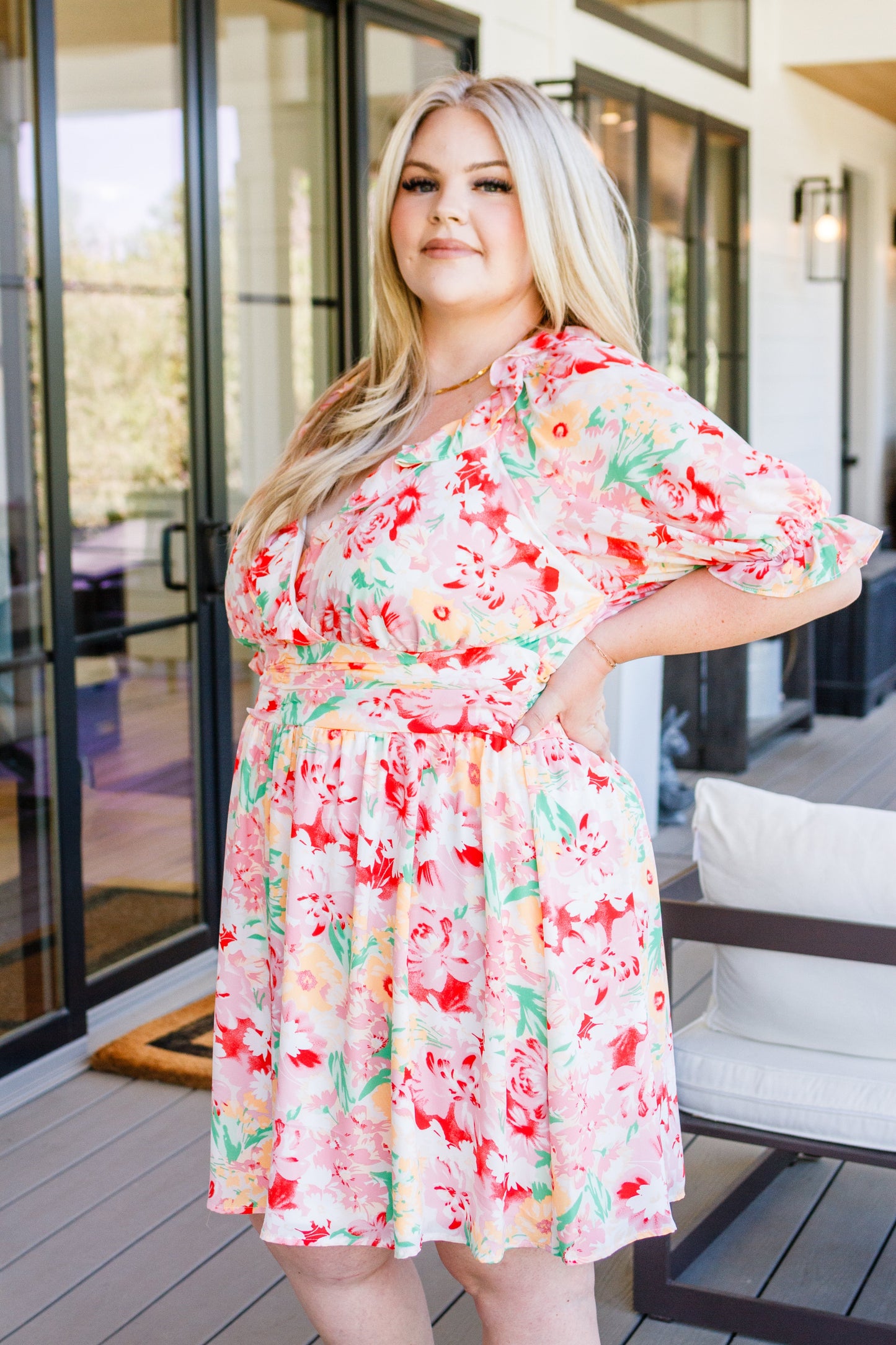 Fancy Free Floral Dress - Shannon’s Jewelry Bar