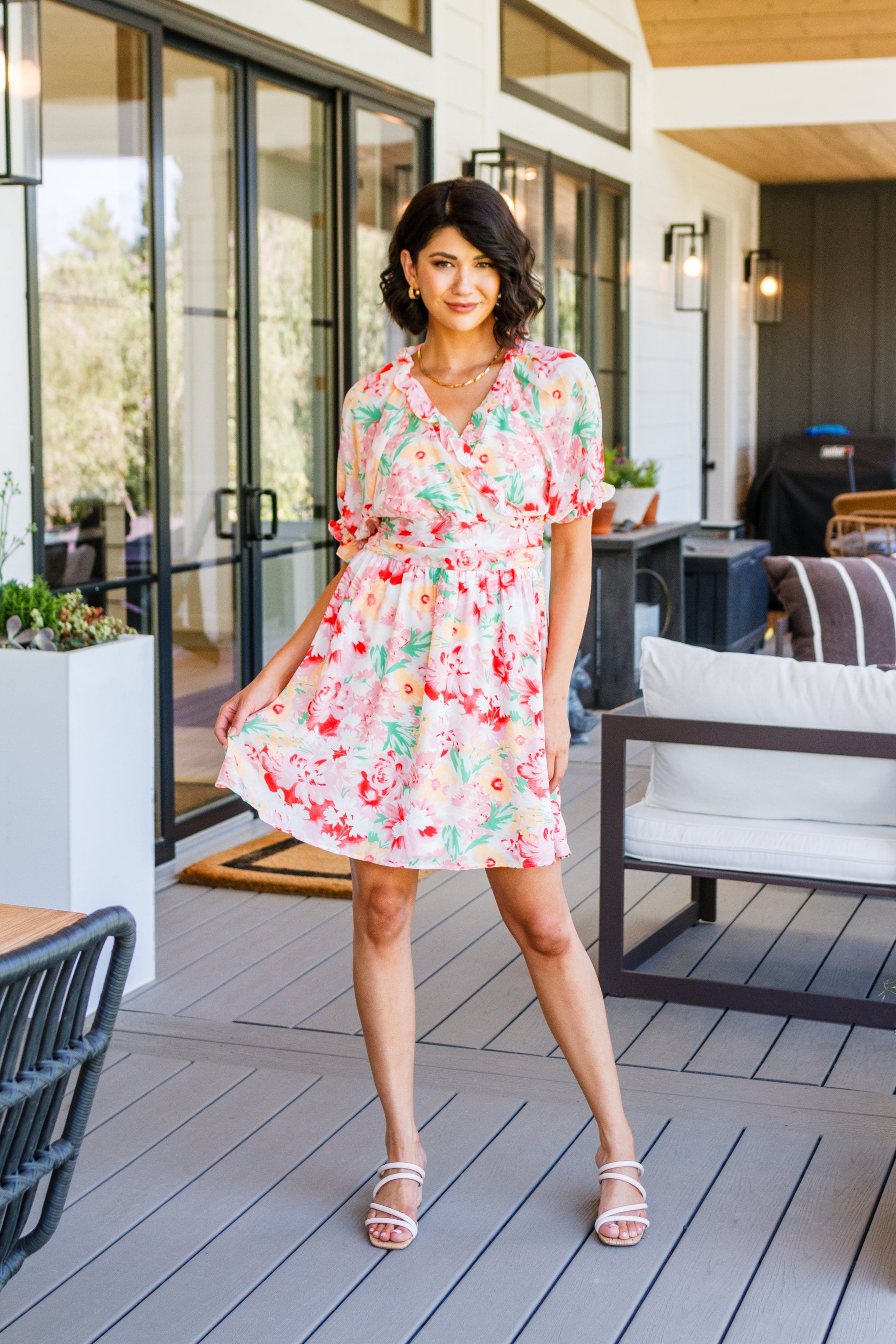 Fancy Free Floral Dress - Shannon’s Jewelry Bar