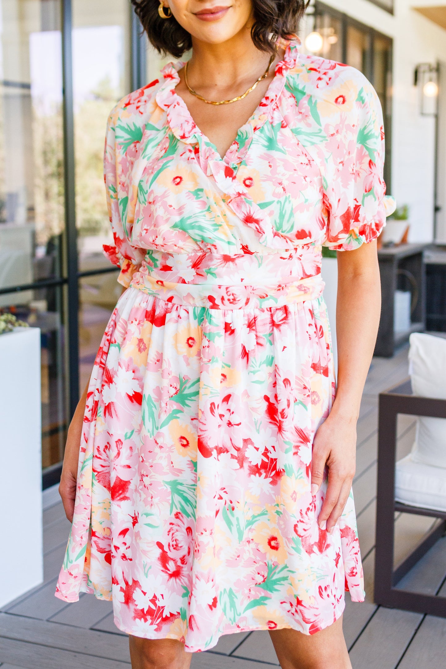 Fancy Free Floral Dress - Shannon’s Jewelry Bar
