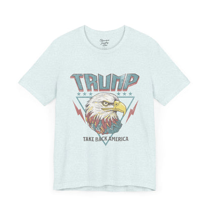 Trump Retro Eagle Graphic Tee - Unisex Jersey Short Sleeve Tee