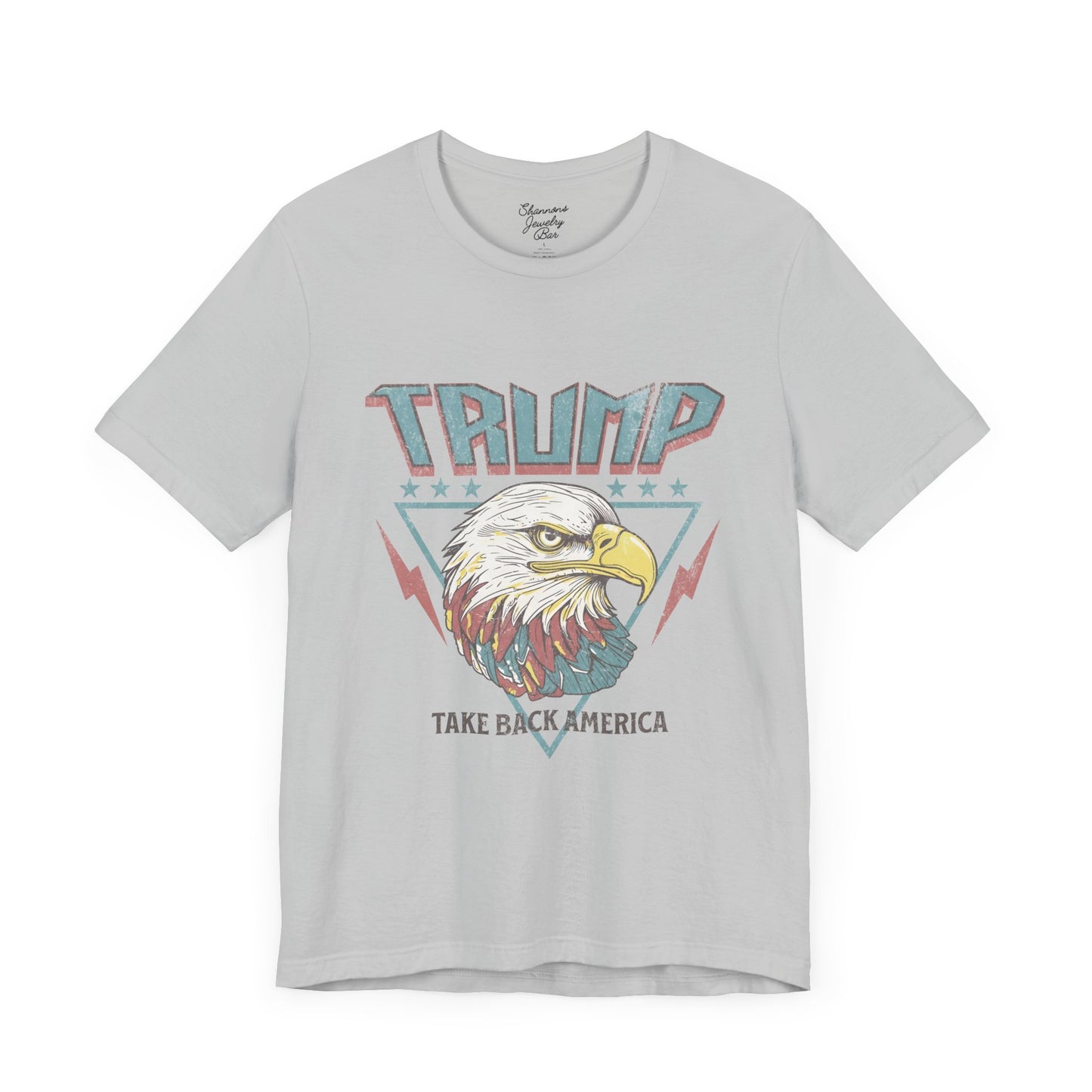 Trump Retro Eagle Graphic Tee - Unisex Jersey Short Sleeve Tee