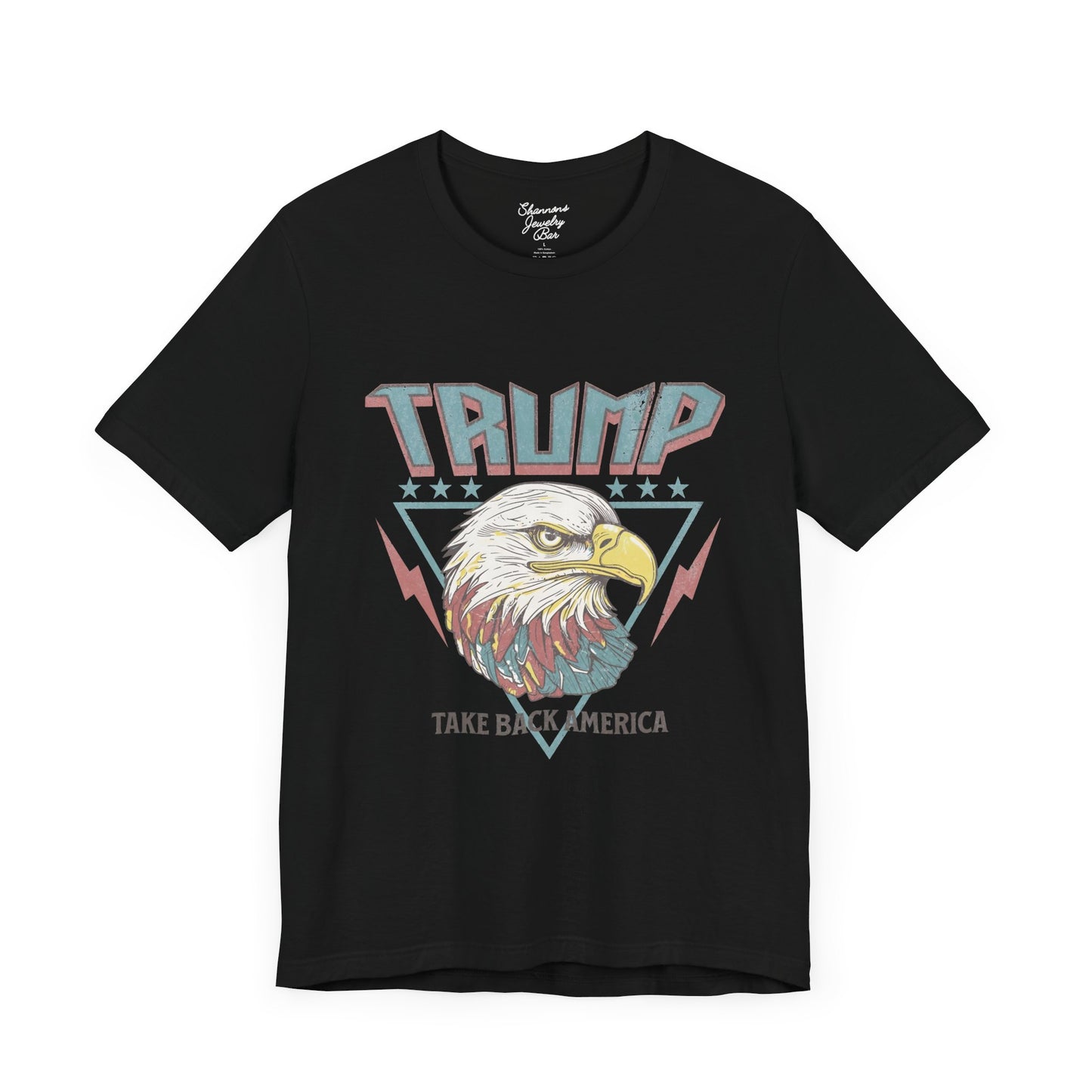 Trump Retro Eagle Graphic Tee - Unisex Jersey Short Sleeve Tee