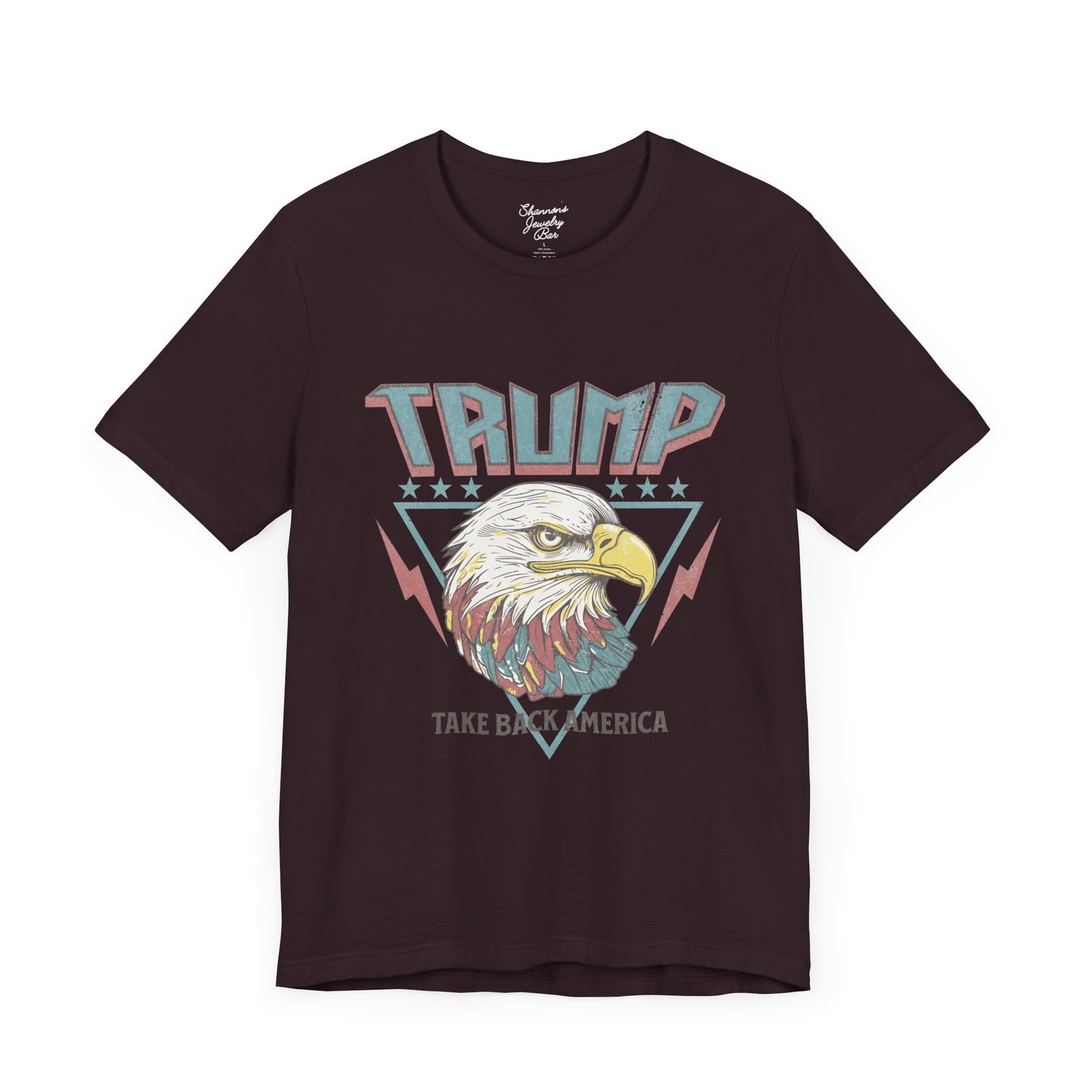 Trump Retro Eagle Graphic Tee - Unisex Jersey Short Sleeve Tee
