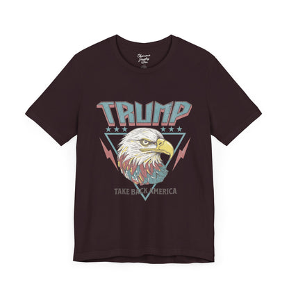Trump Retro Eagle Graphic Tee - Unisex Jersey Short Sleeve Tee
