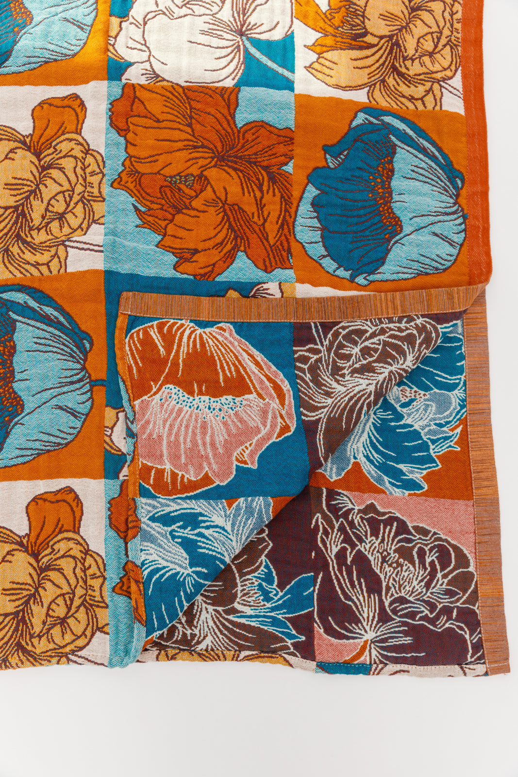 Luxury Beach Towel in Block Floral - Shannon’s Jewelry Bar