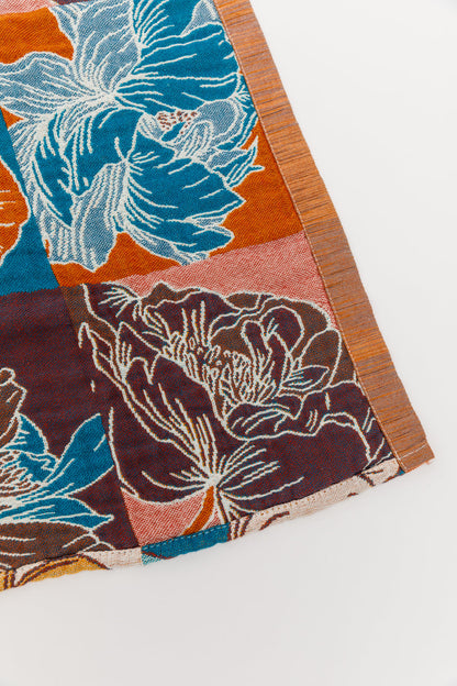Luxury Beach Towel in Block Floral - Shannon’s Jewelry Bar