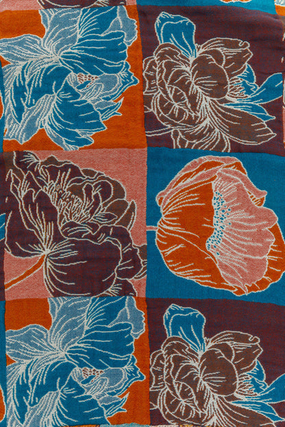 Luxury Beach Towel in Block Floral - Shannon’s Jewelry Bar