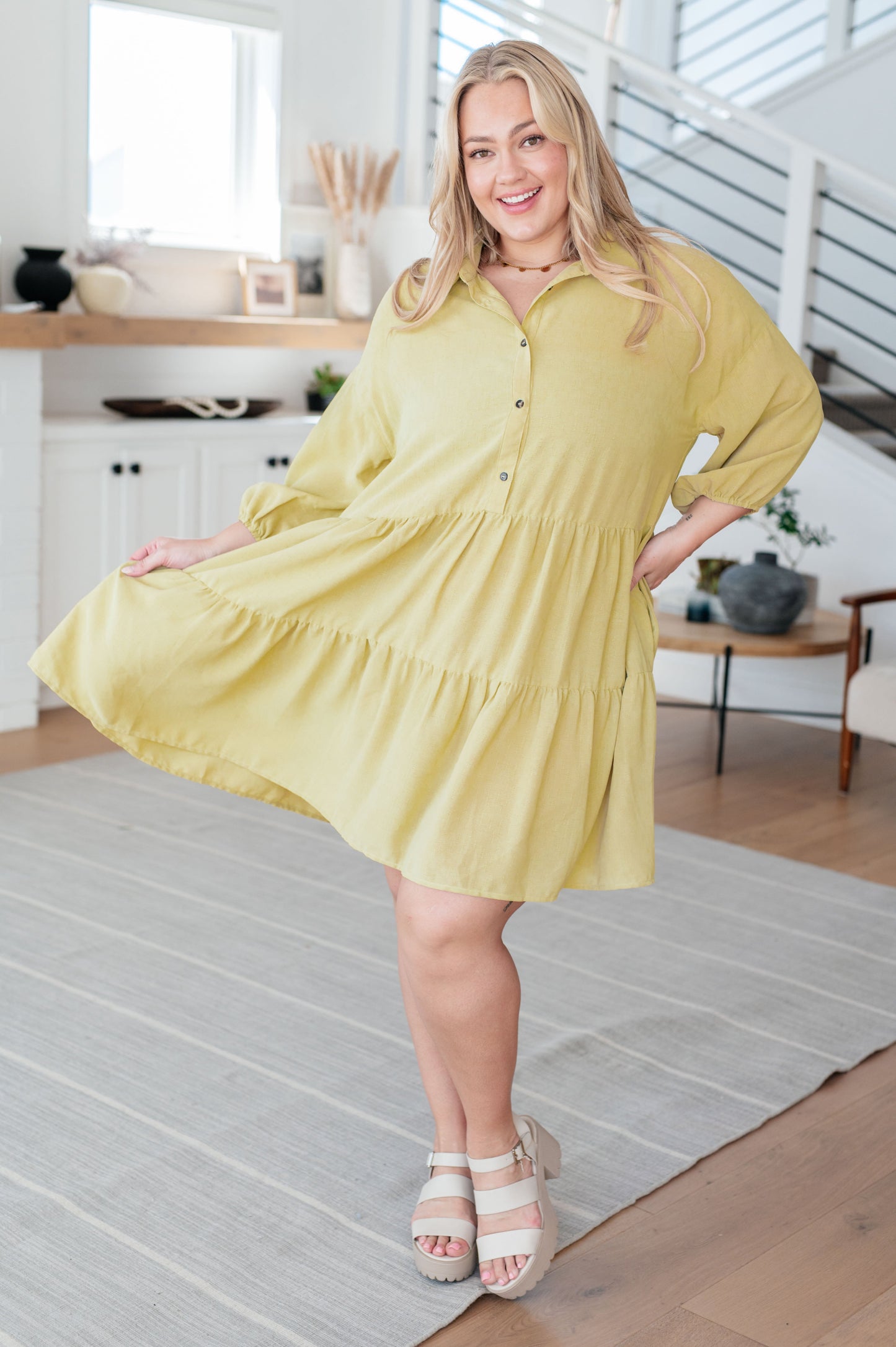 Just Like Honey Tiered Dress - Shannon’s Jewelry Bar
