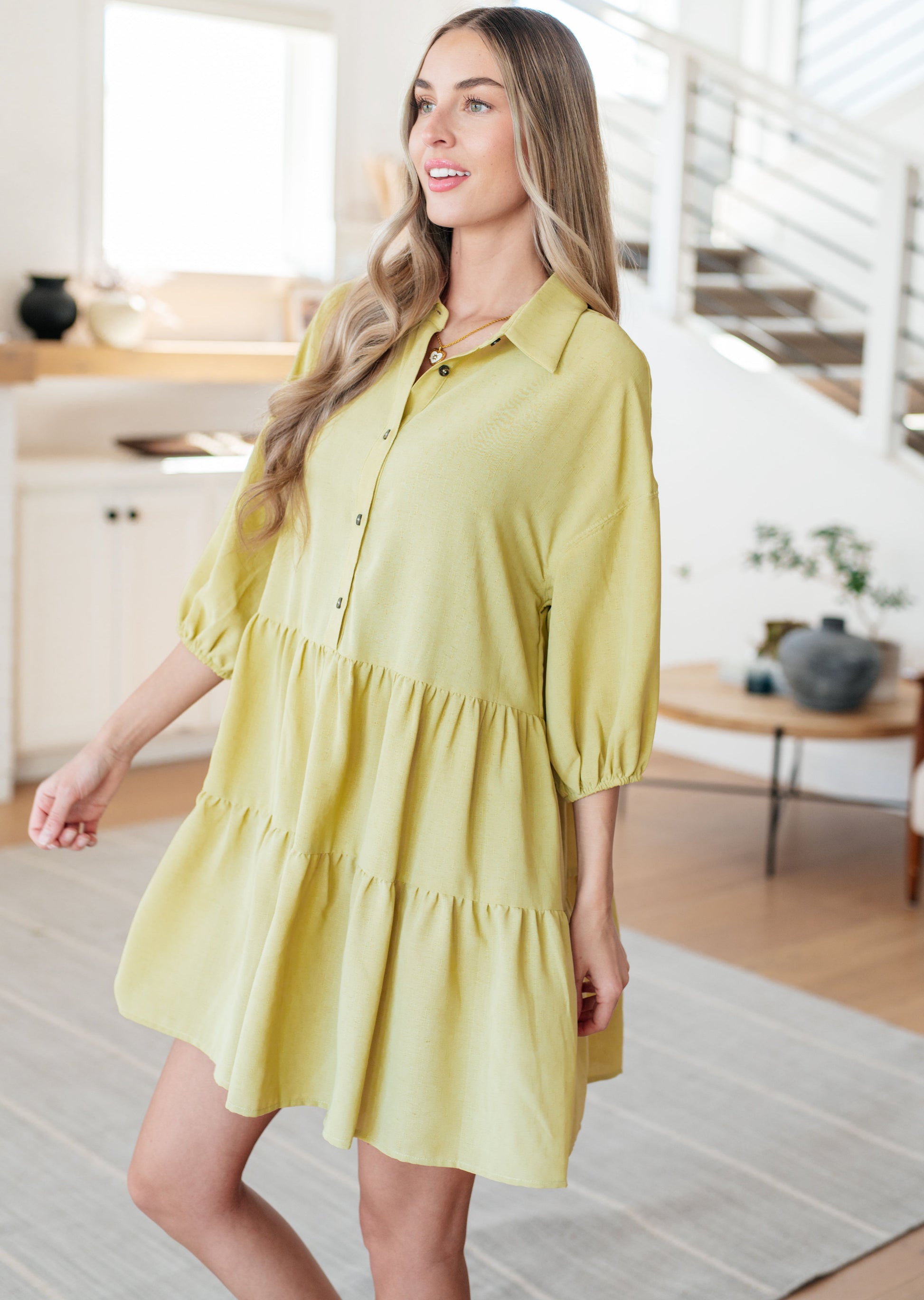 Just Like Honey Tiered Dress - Shannon’s Jewelry Bar