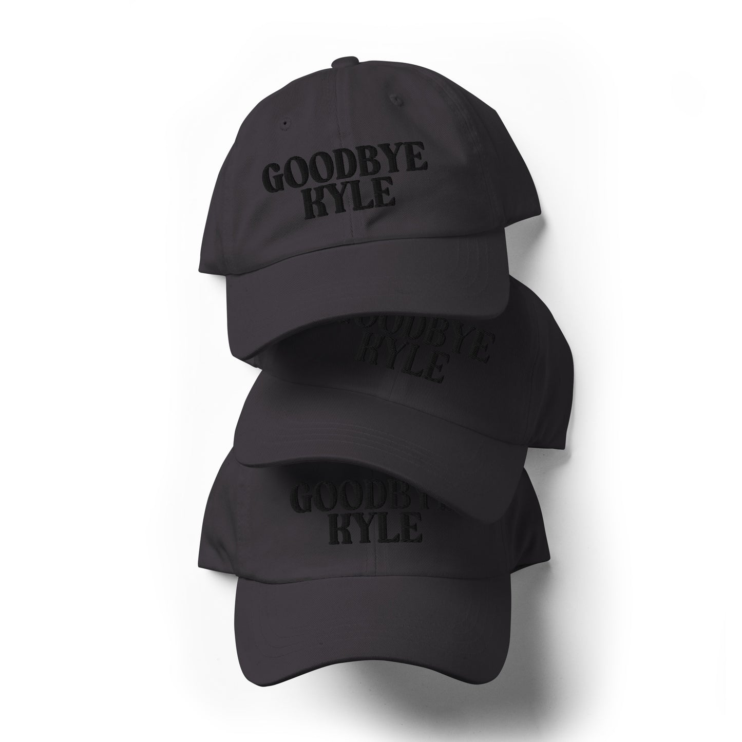 GOODBYE KYLE - Dad hat - RHOBH Black Stitching