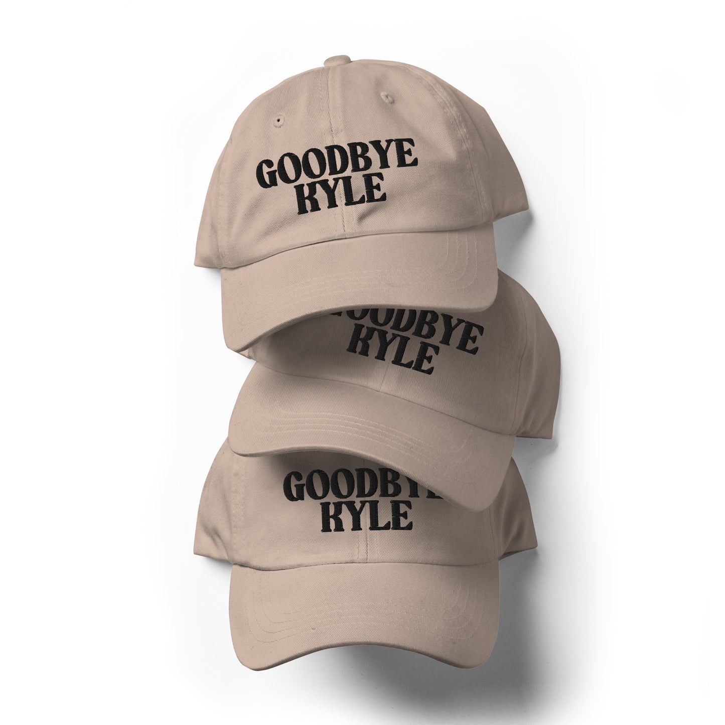 GOODBYE KYLE - Dad hat - RHOBH Black Stitching