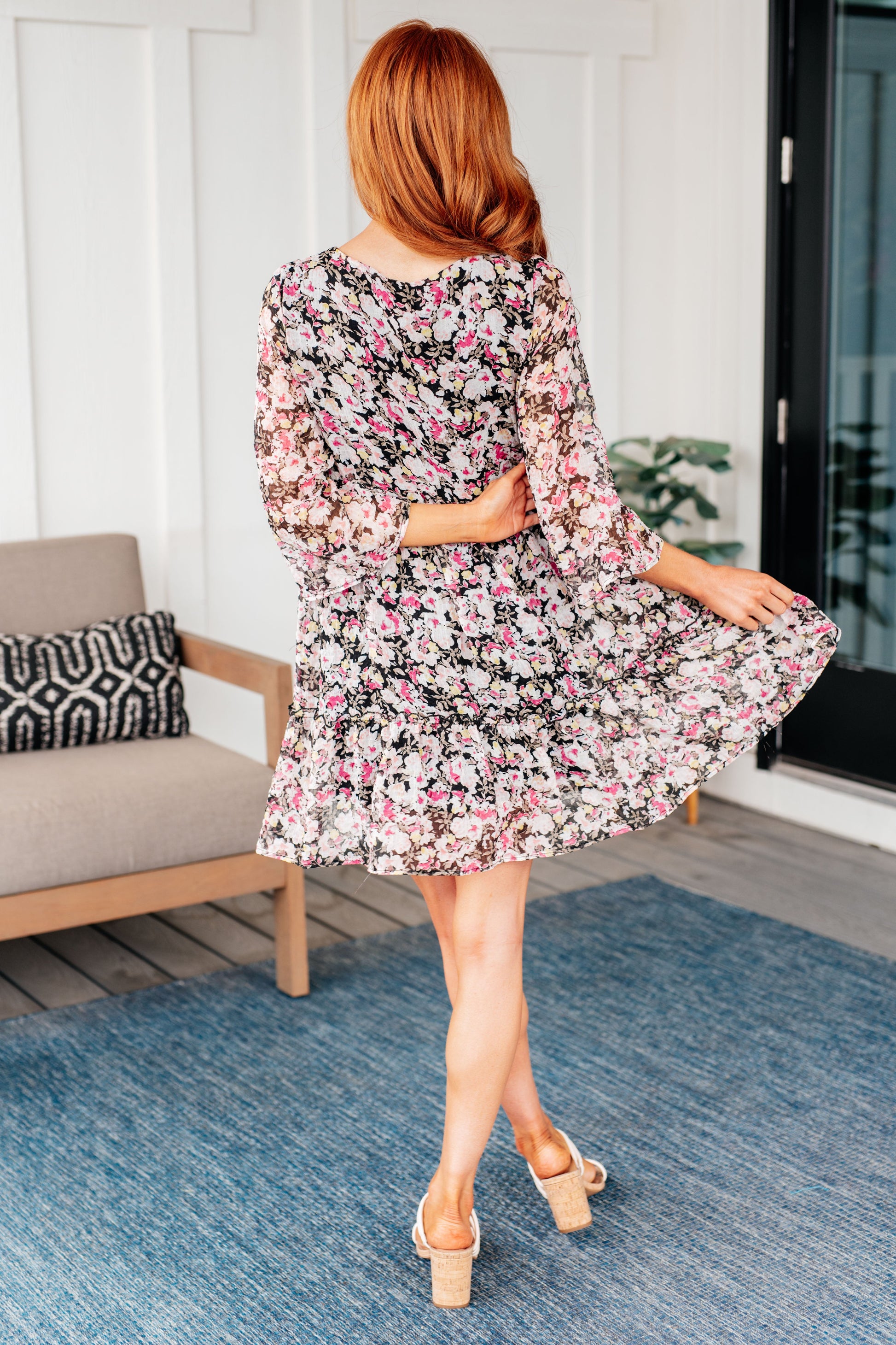 Jennifer Floral Dress - Shannon’s Jewelry Bar