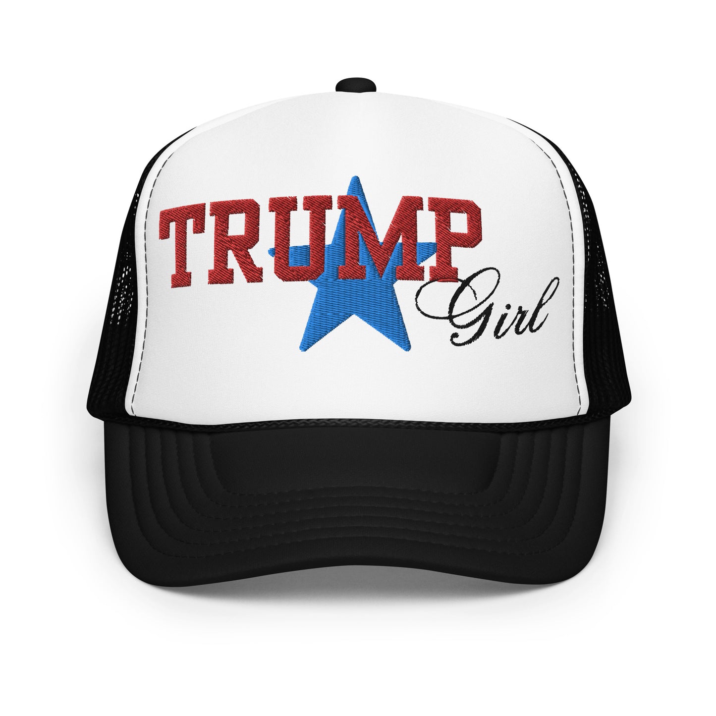 Trump Girl 3D Embroidery Foam trucker hat