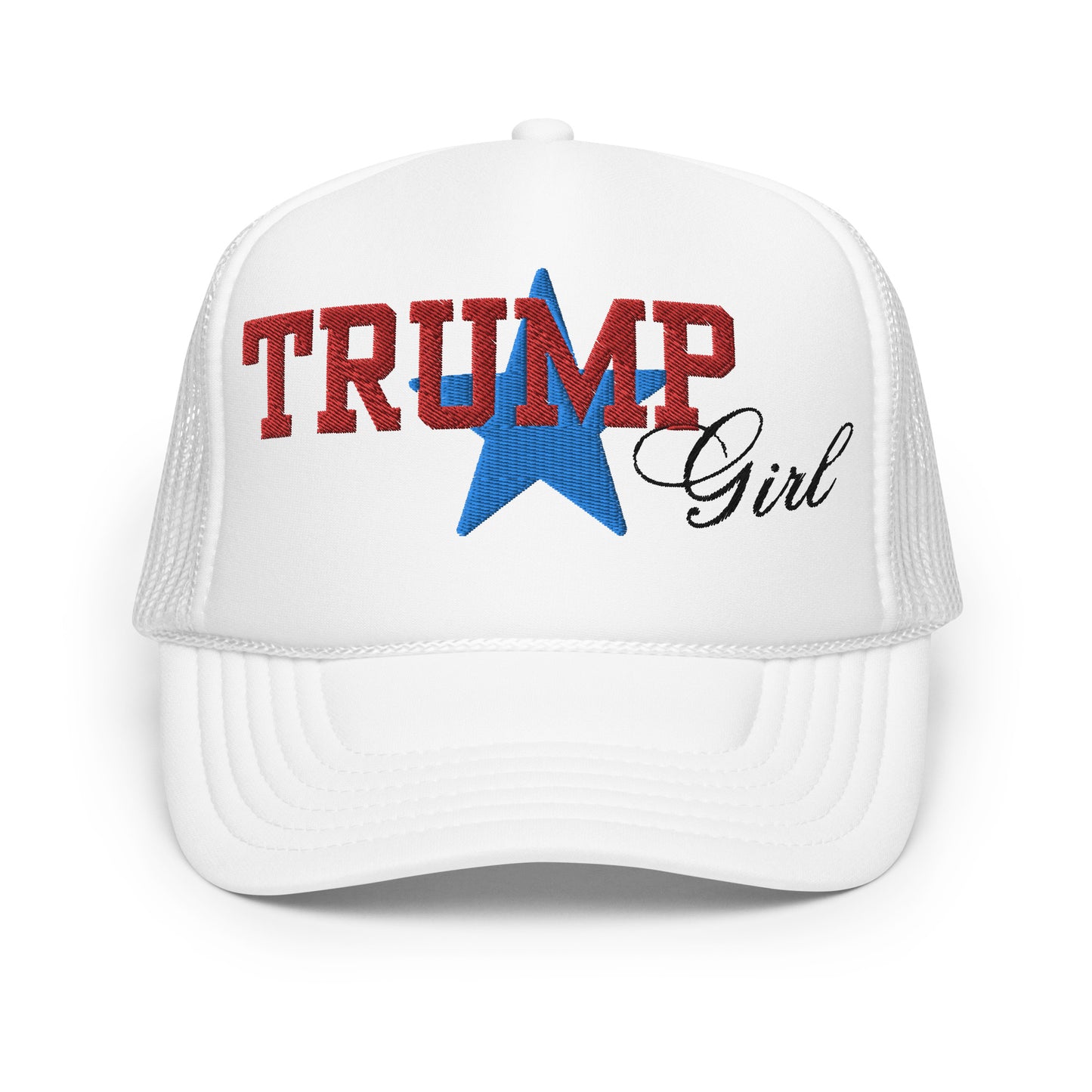 Trump Girl 3D Embroidery Foam trucker hat