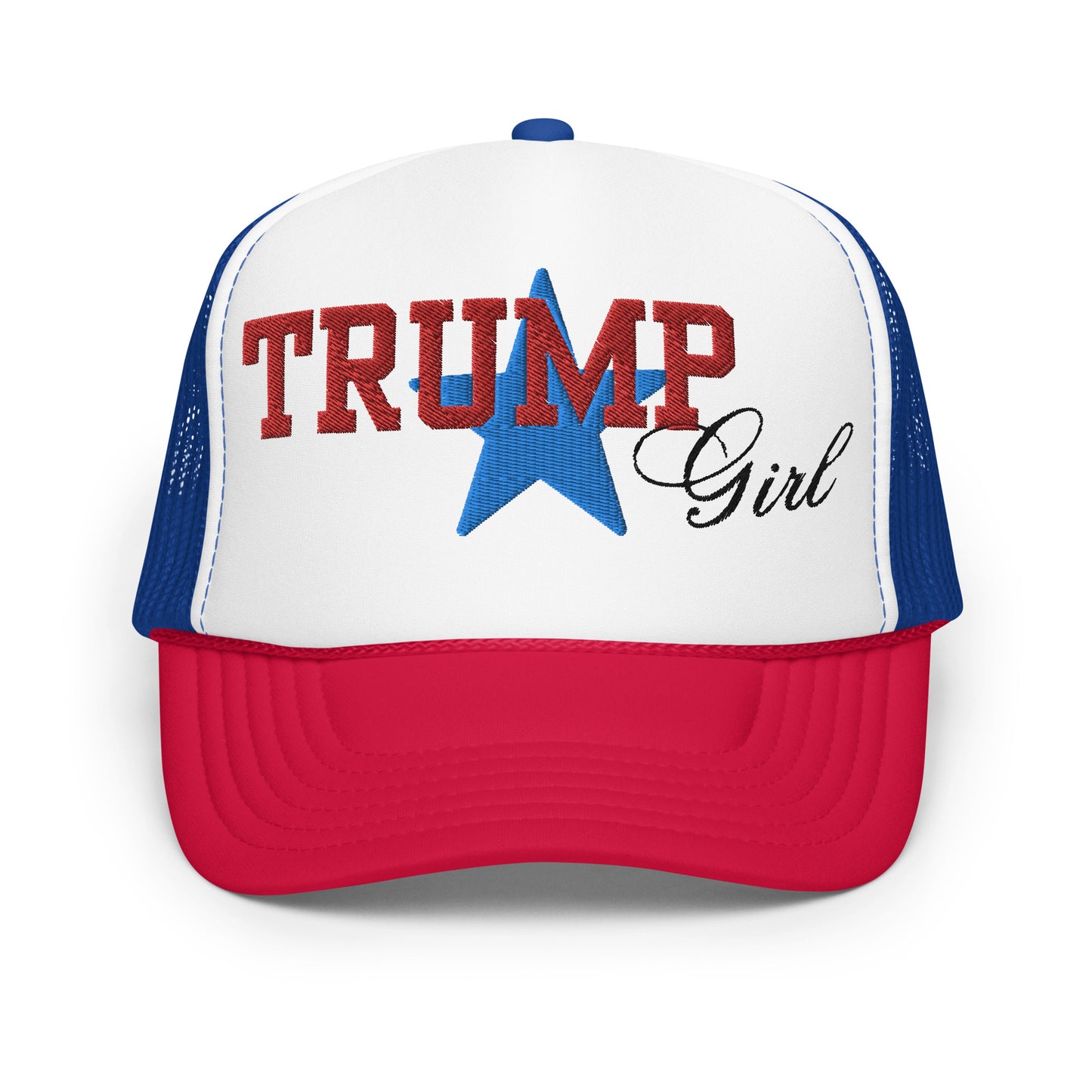 Trump Girl 3D Embroidery Foam trucker hat