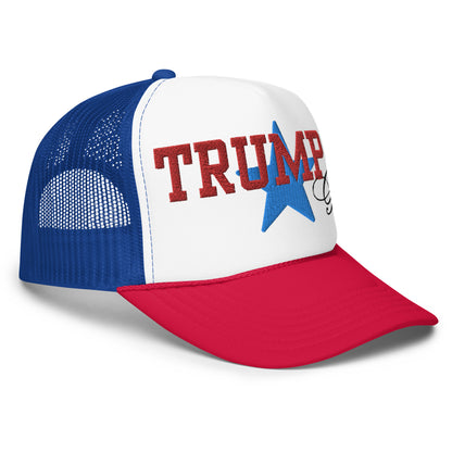 Trump Girl 3D Embroidery Foam trucker hat