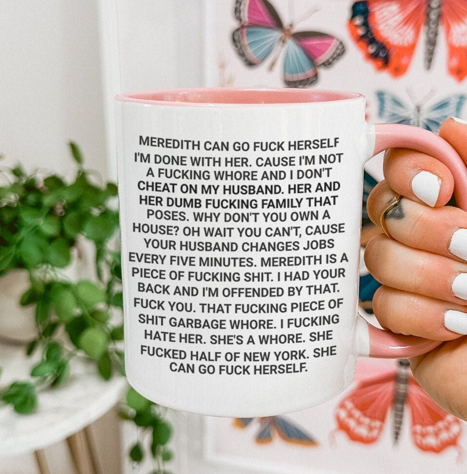 Lisa Barlow's Hot Mic Moment - Real Housewives - Iconic Reality TV Moments - Iconic Quotes - RHOSLC - Accent Coffee Mug, 11oz
