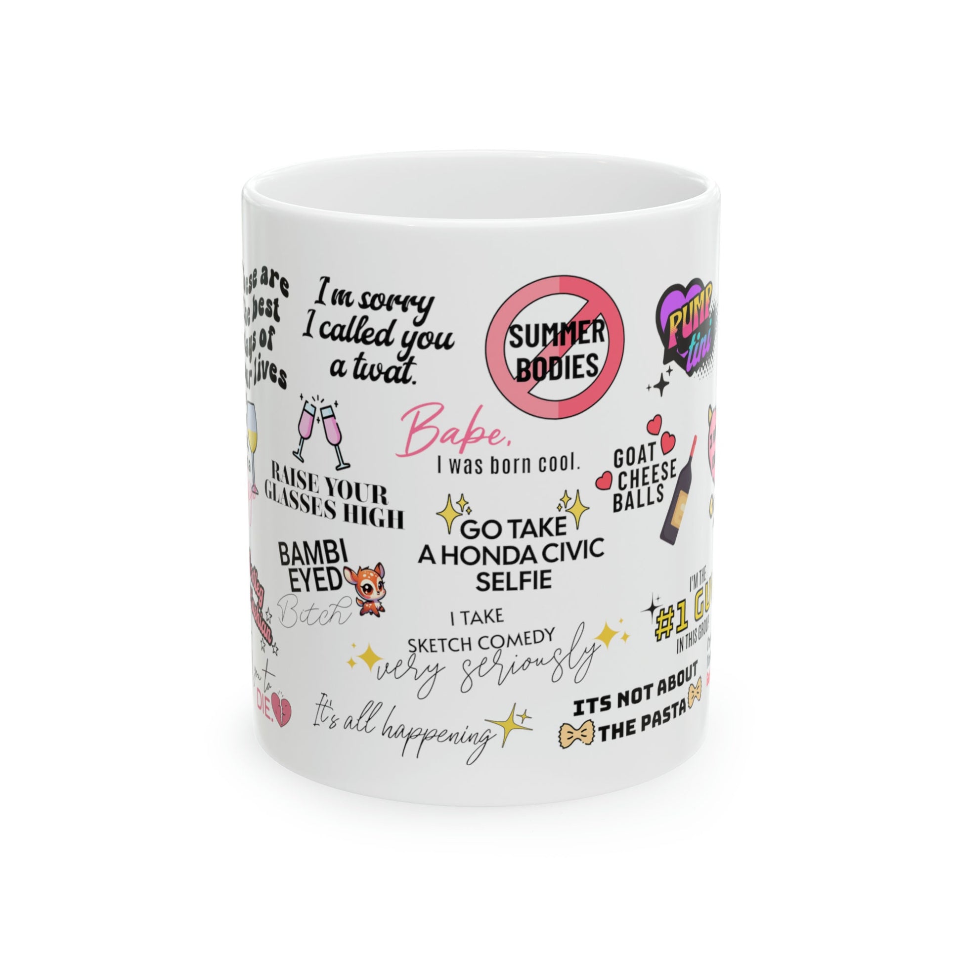 Vanderpump Rules Mash-Up Ceramic Mug, 11oz, Vanderpump Rules Iconic Quotes, All the Seasons Quotes, Scandoval