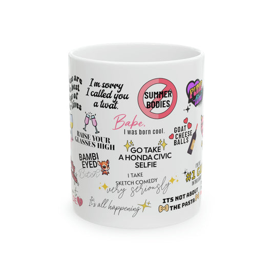 Vanderpump Rules Mash-Up Ceramic Mug, 11oz, Vanderpump Rules Iconic Quotes, All the Seasons Quotes, Scandoval