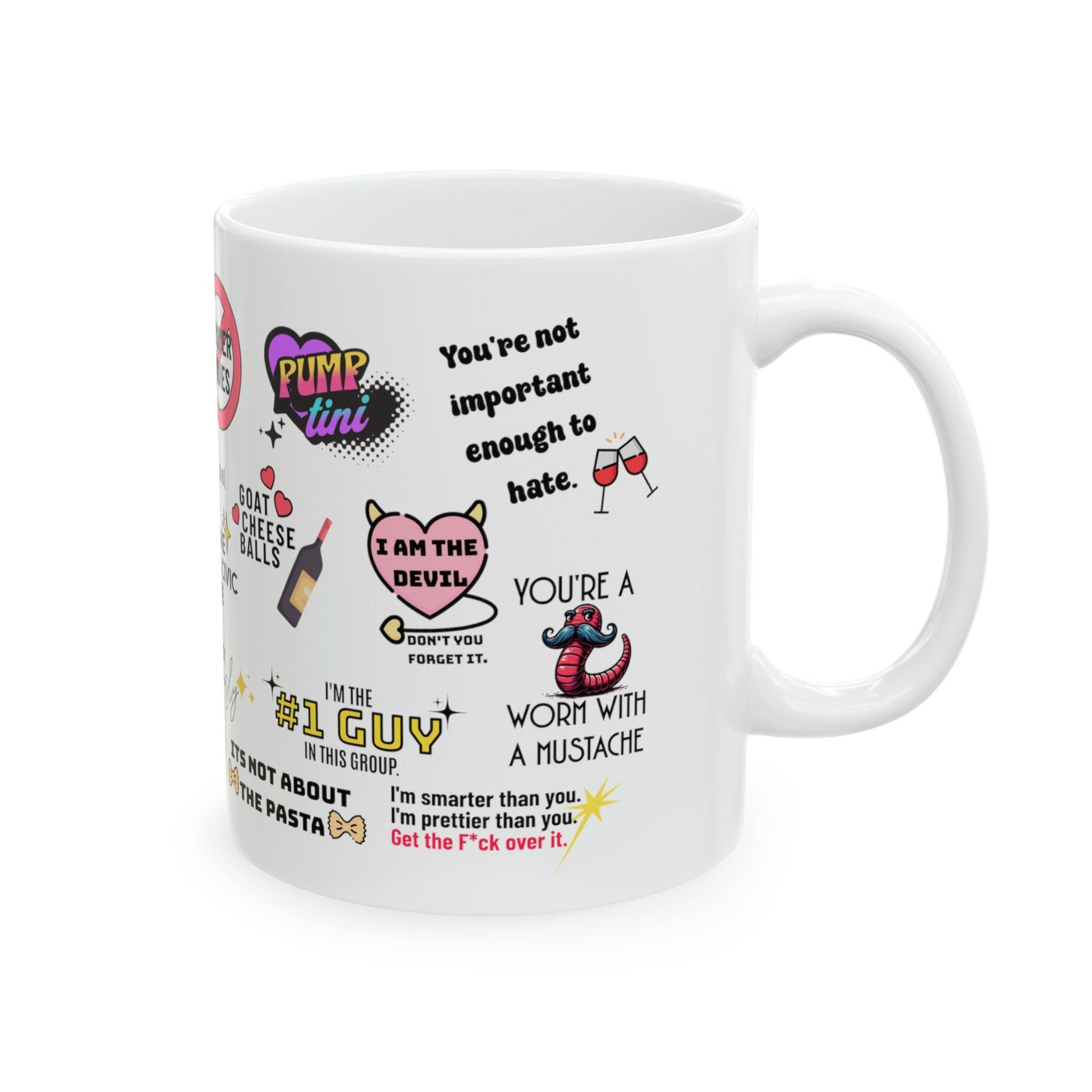 Vanderpump Rules Mash-Up Ceramic Mug, 11oz, Vanderpump Rules Iconic Quotes, All the Seasons Quotes, Scandoval