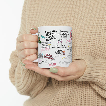 Vanderpump Rules Mash-Up Ceramic Mug, 11oz, Vanderpump Rules Iconic Quotes, All the Seasons Quotes, Scandoval