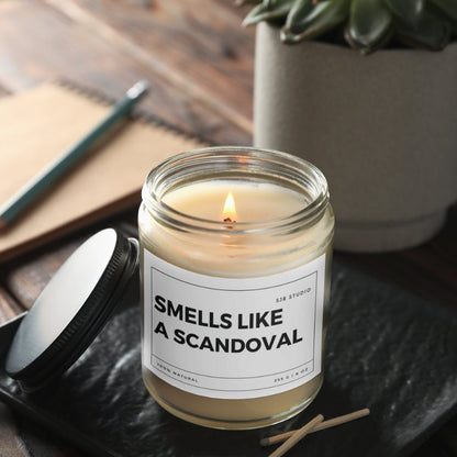 Smells Like A Scandoval - Scented Soy Candle, 9oz - Vanderpump Rules, Fan Merch, Pump Rules, VPR, Scandoval, Ariana Madix