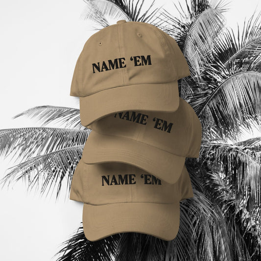 NAME EM - Embroidered Dad hat - Real Housewives of Beverly Hills, RHOBH, Gift for Bravo tv lovers, Sutton Stracke