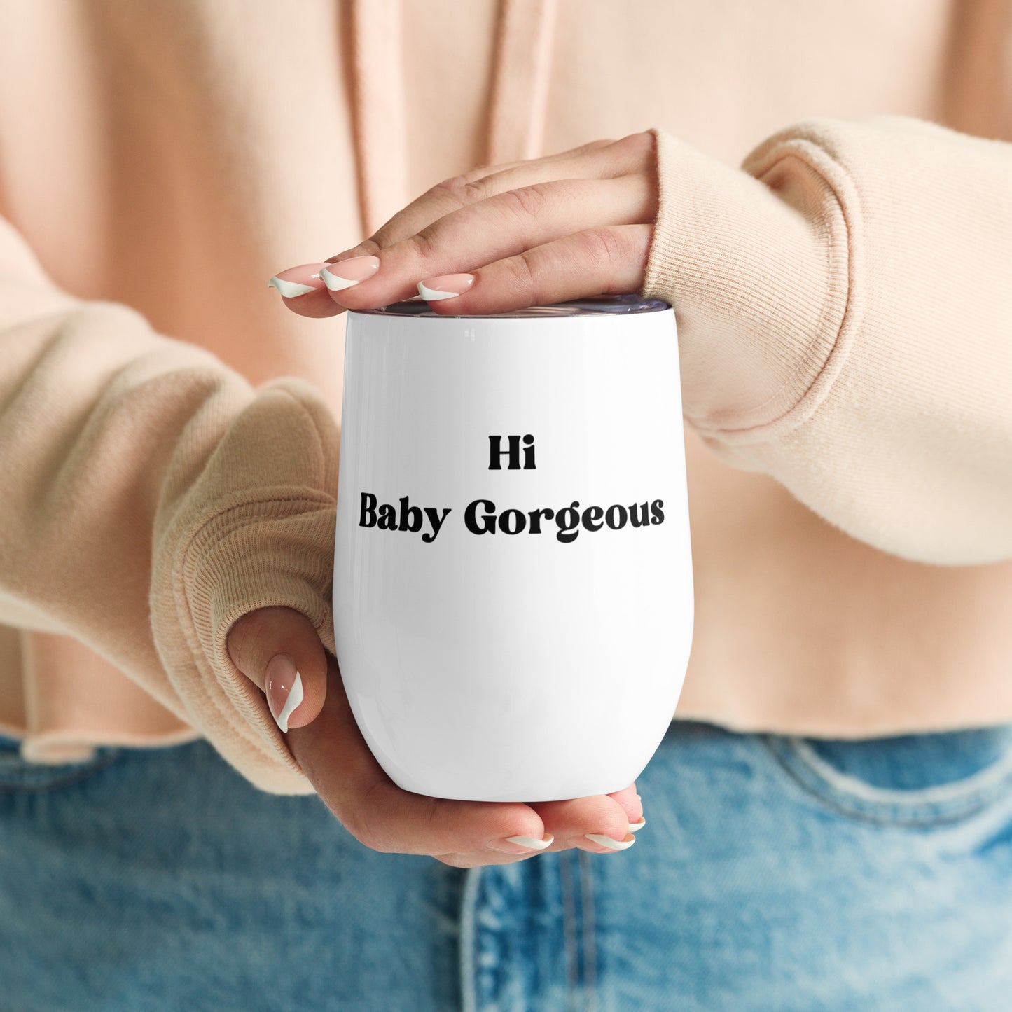 Hi, Baby Gorgeous - Wine tumbler - RHOSLC