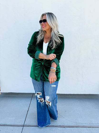 PREORDER: Velvet Blazer in Three Colors - Shannon’s Jewelry Bar