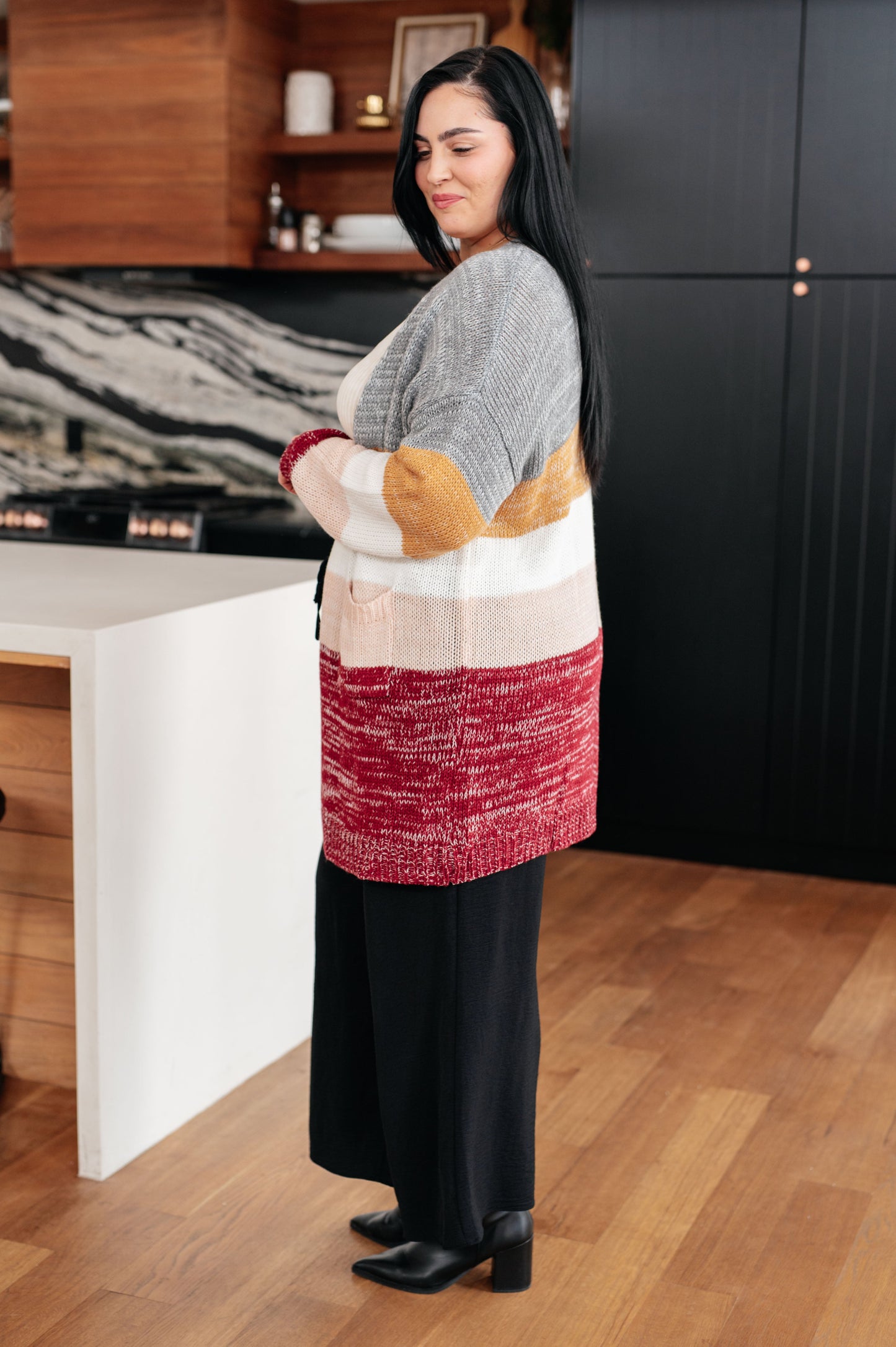 Bring the Warmth Color Block Cardigan - Shannon’s Jewelry Bar