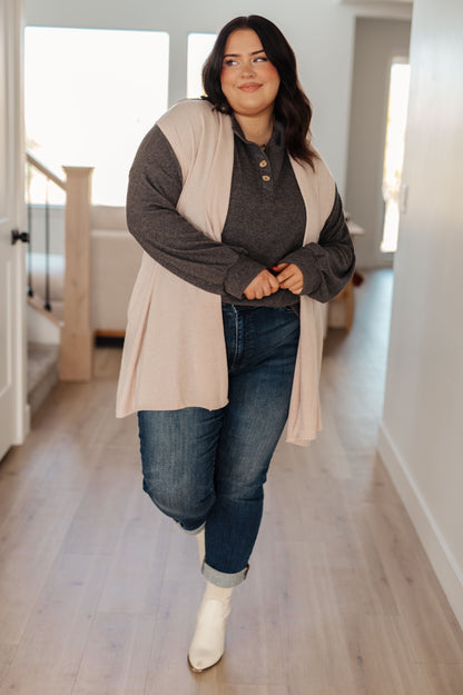 Cozy All Over Henley Top - Shannon’s Jewelry Bar