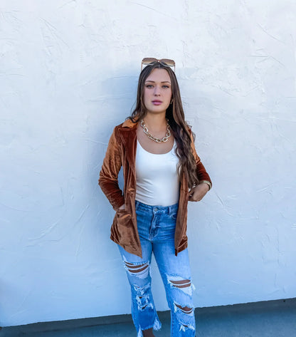 PREORDER: Velvet Blazer in Three Colors - Shannon’s Jewelry Bar