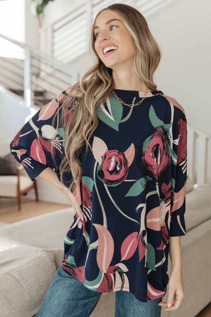 Float On Floral Top - Shannon’s Jewelry Bar