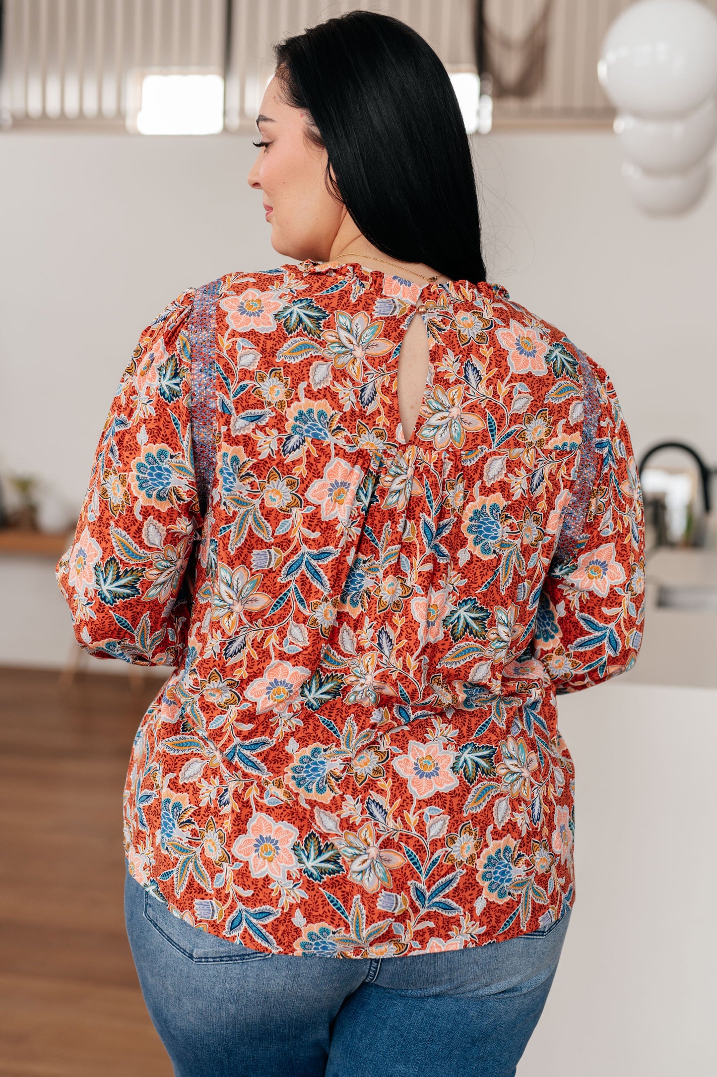 Floral Delight Blouse - Shannon’s Jewelry Bar