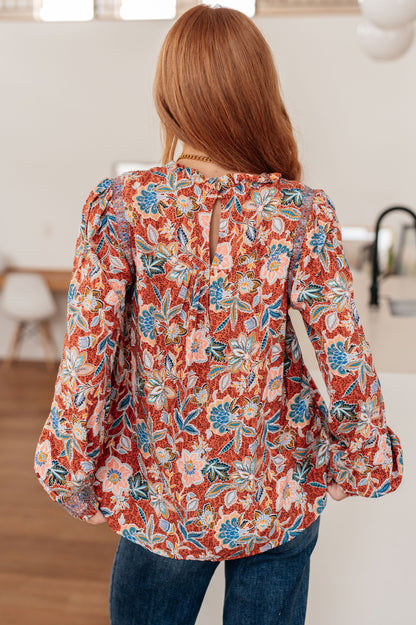 Floral Delight Blouse - Shannon’s Jewelry Bar