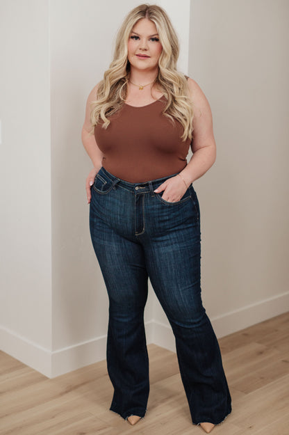 Jane High Rise Raw Hem Flare - Shannon’s Jewelry Bar