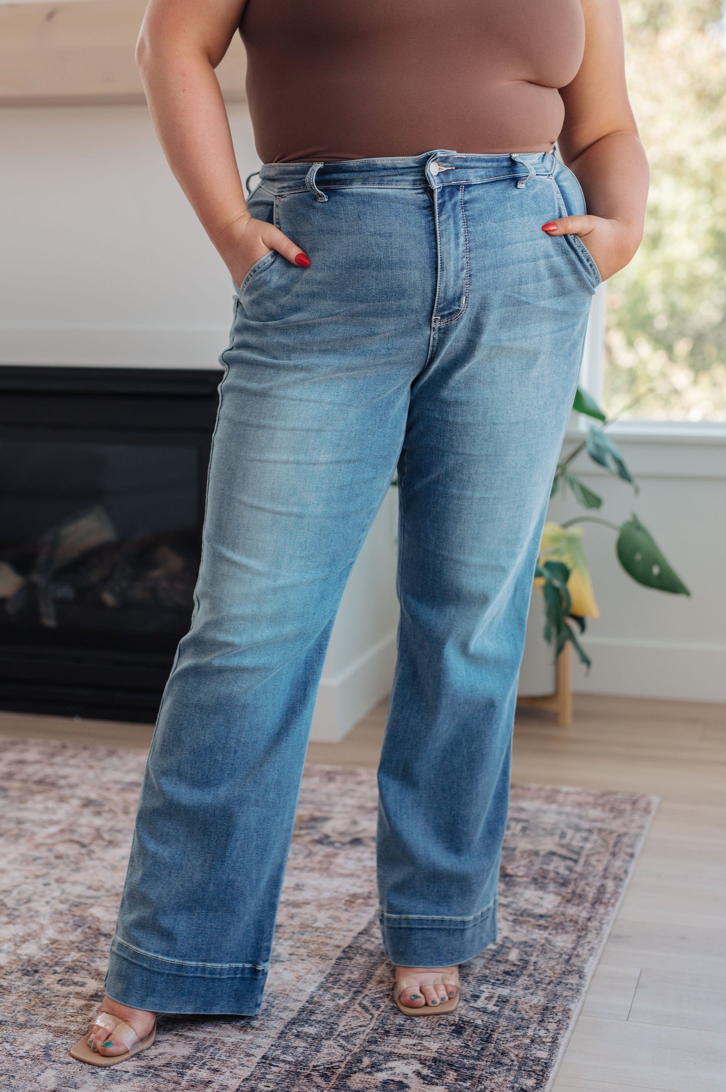 Mindy Mid Rise Wide Leg Jeans - Shannon’s Jewelry Bar