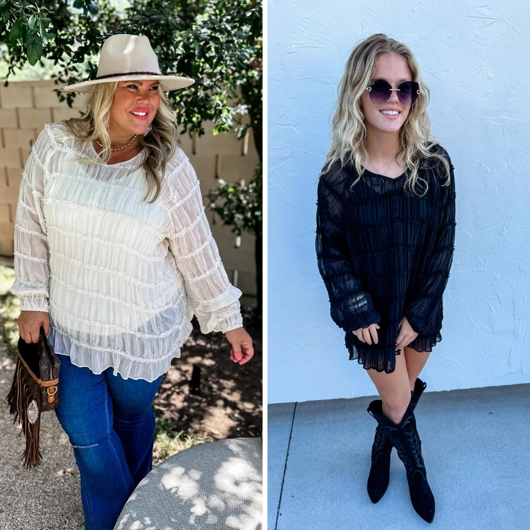 PREORDER: Amelia Top in Two Colors - Shannon’s Jewelry Bar