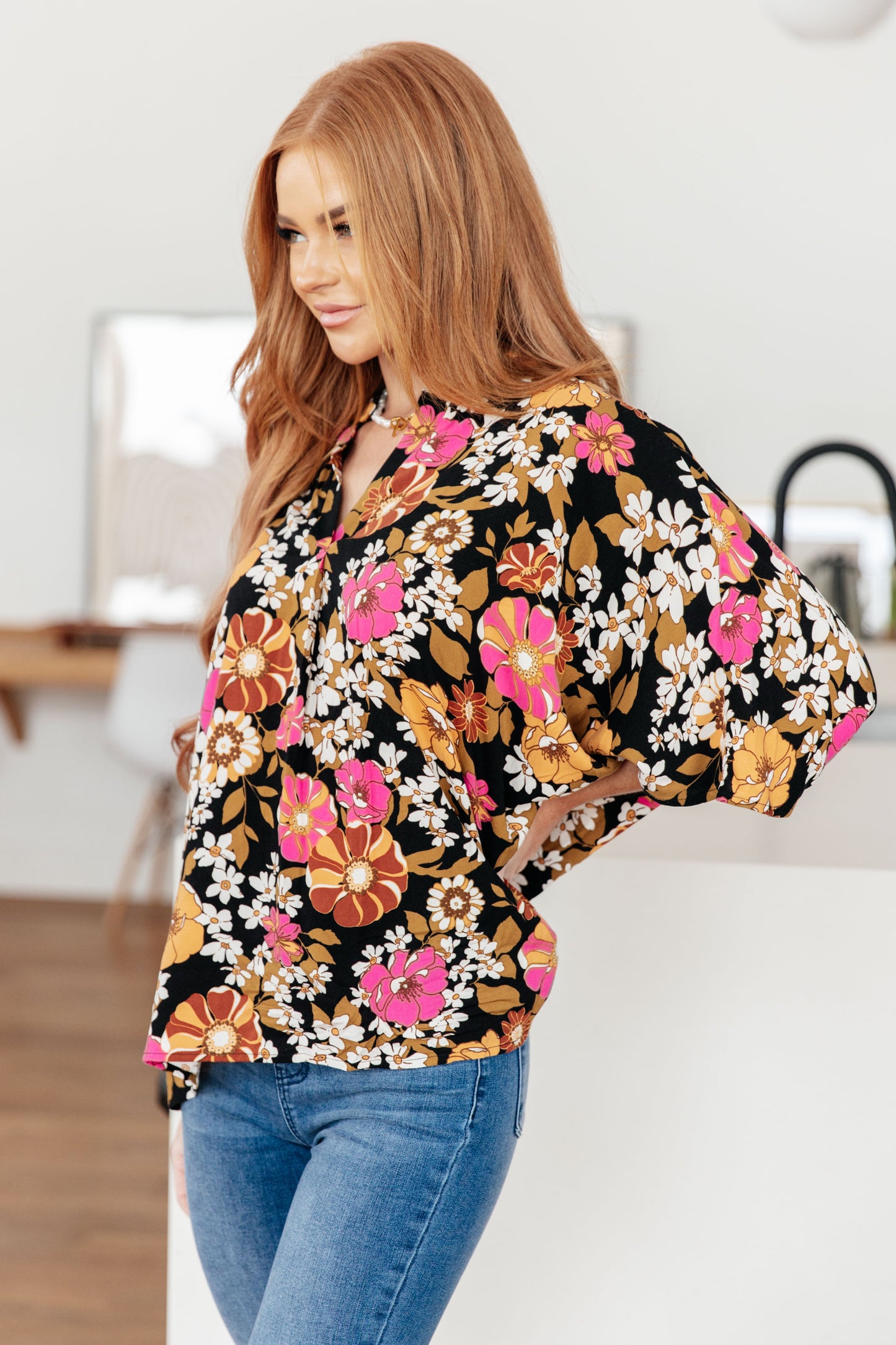 Take Another Chance Floral Print Top - Shannon’s Jewelry Bar