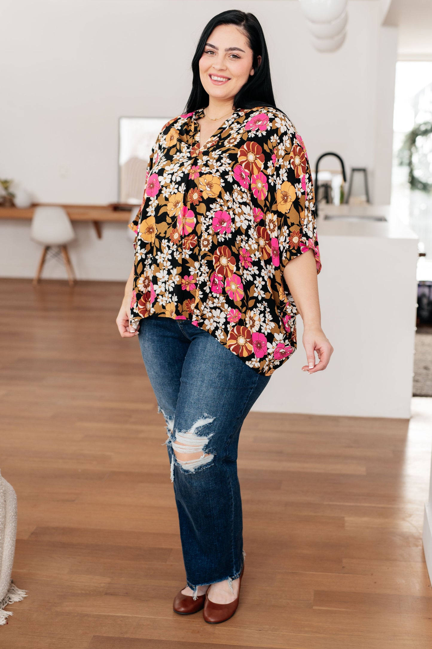 Take Another Chance Floral Print Top - Shannon’s Jewelry Bar