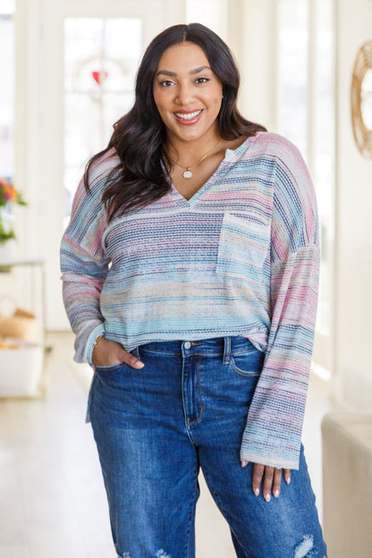 Totally Tubular Striped Long Sleeve Top - Shannon’s Jewelry Bar